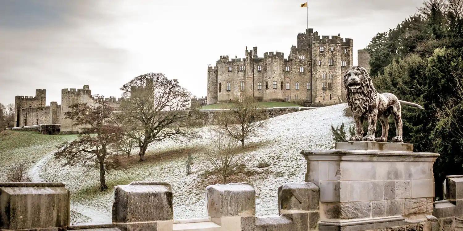 Alnwick Castle in Northumberland